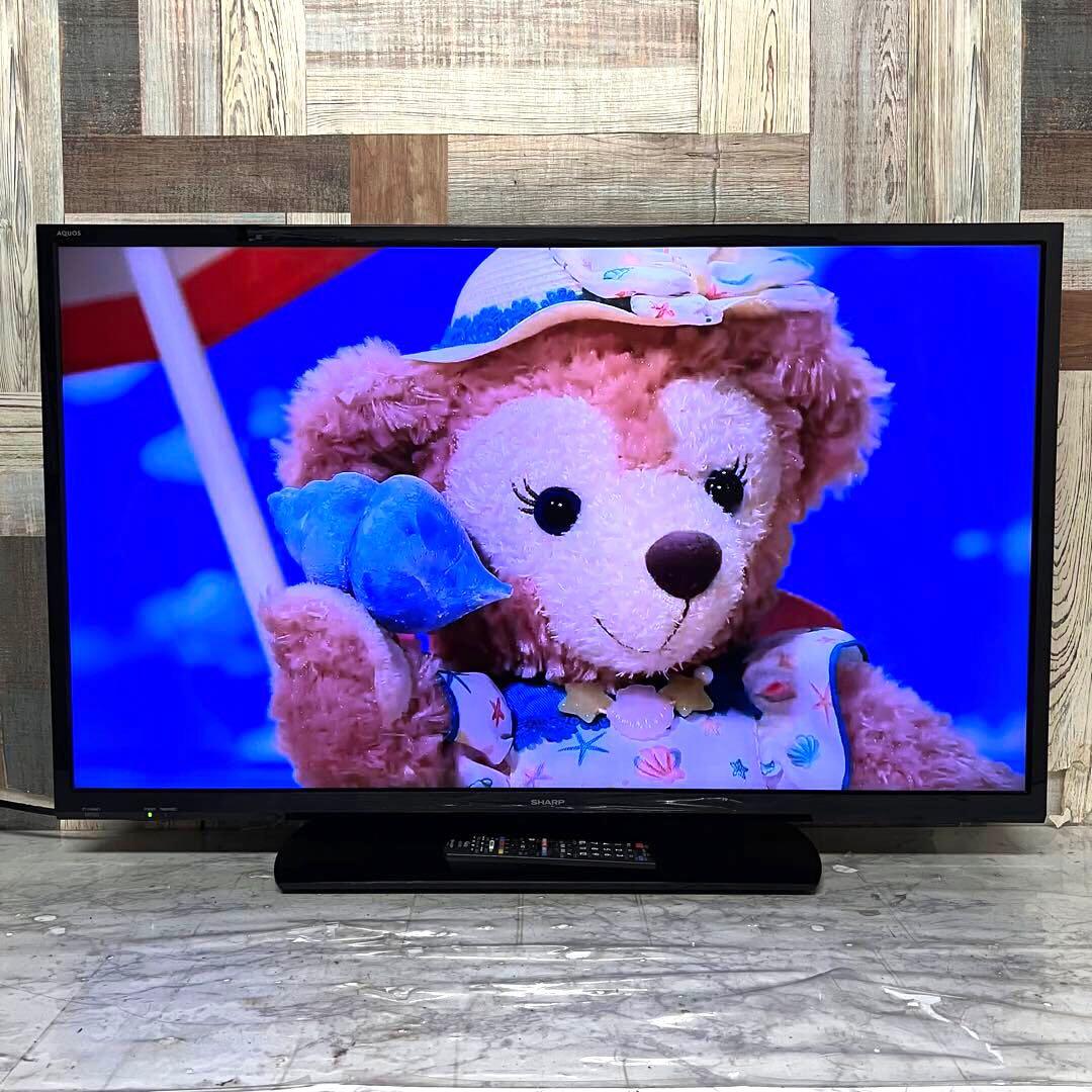 全国送料込❣️シャープ40型テレビ Wチューナ外付HDD裏録画2T-C40AE1