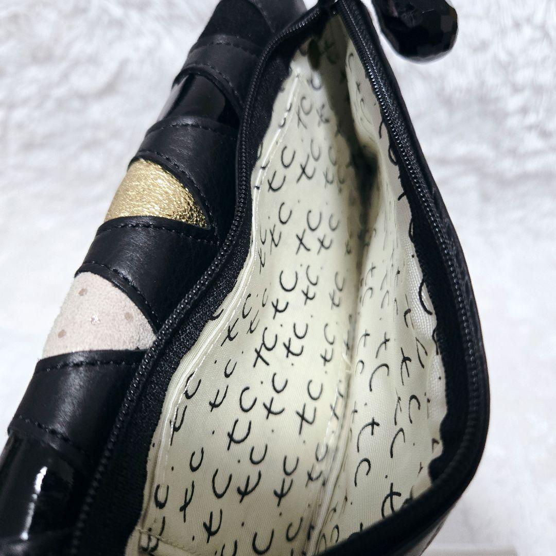 未使用タグ付 tsumori chisato CARRY ドロップ 長財布 牛革