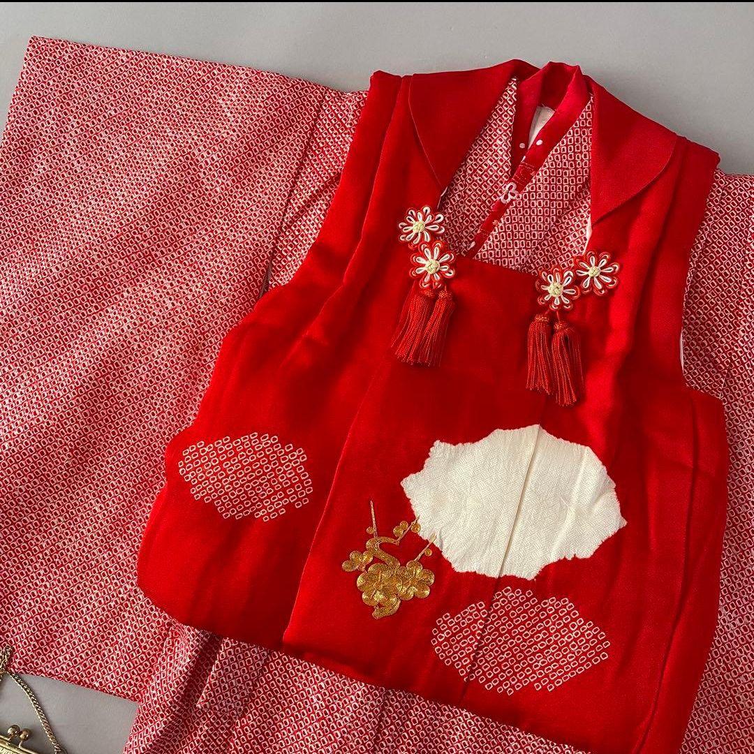 七五三用 赤い着物セット