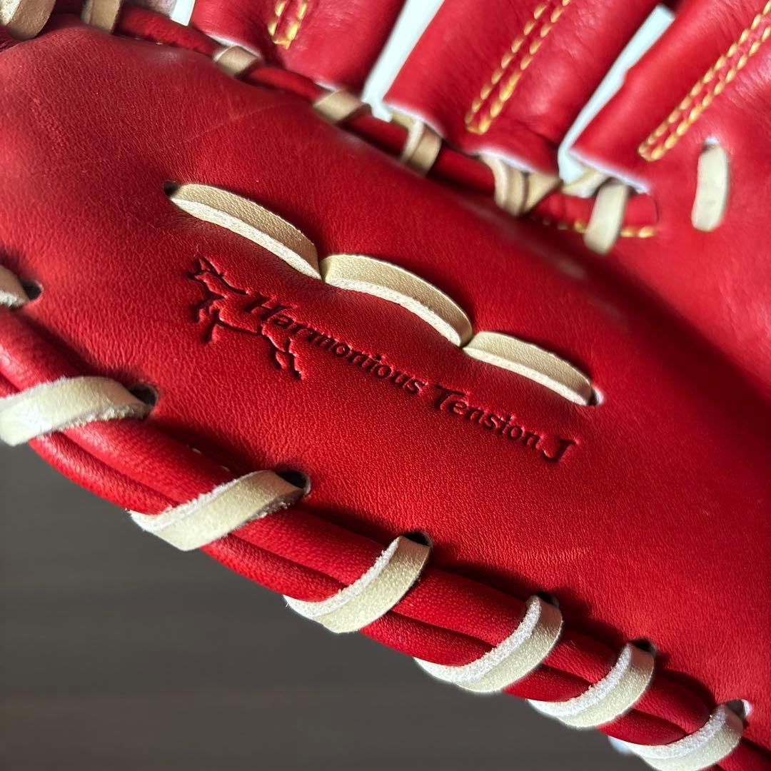 ミズノプロ　硬式用　ファーストミット　定価68,200円　クロスウェブ型　グラブ