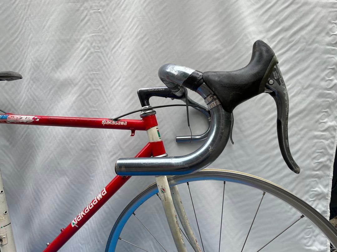 NAKAGAWA ナカガワ クロモリロード ビンテージ 52 赤/白 現状渡し