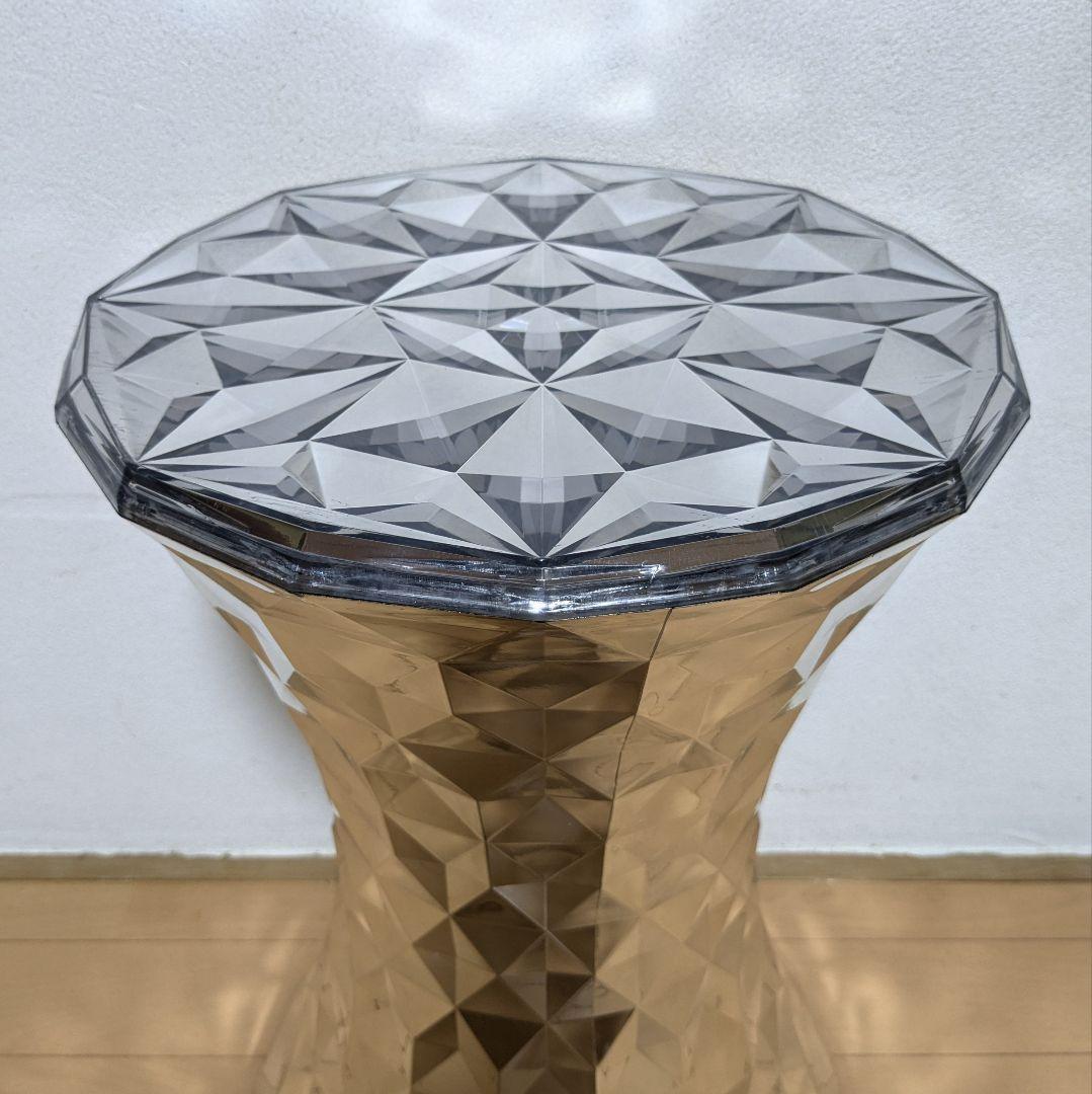 美品 Kartell STONE カルテル ストーン スツール クローム ②