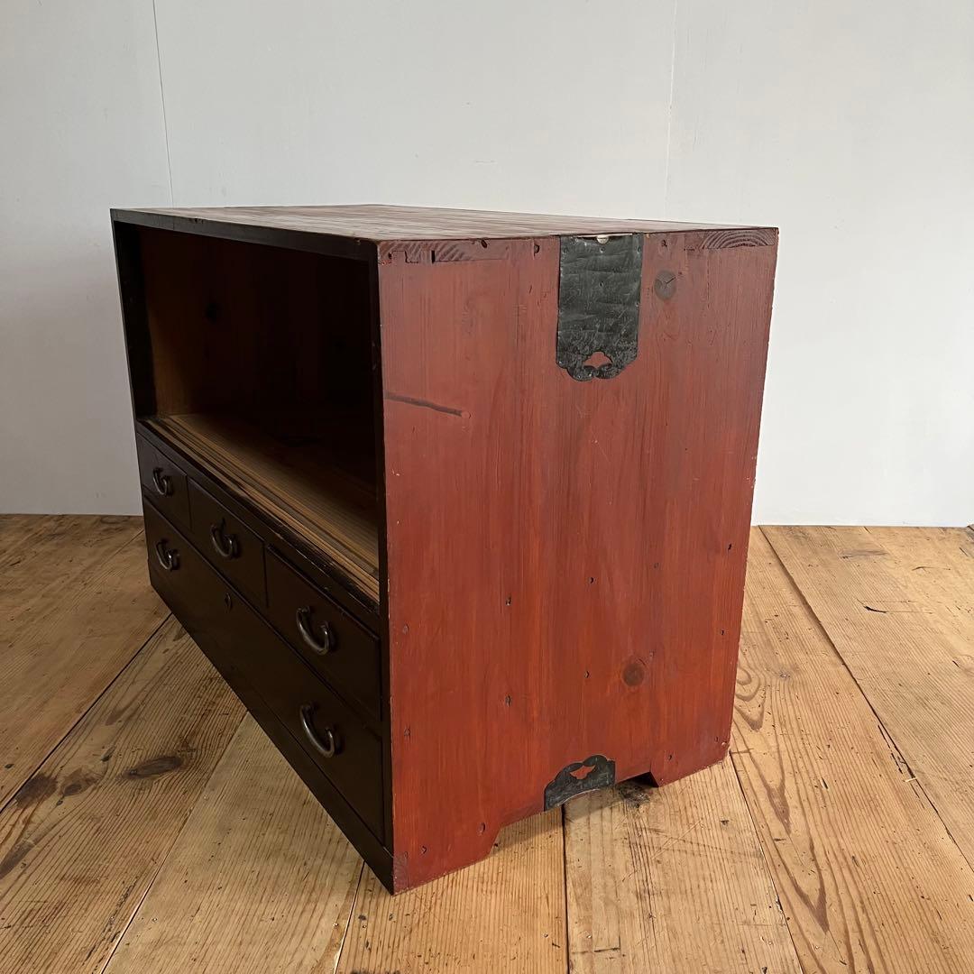 アンティーク チェスト 箪笥 ローボード テレビ台 昭和レトロ 無垢材 z833