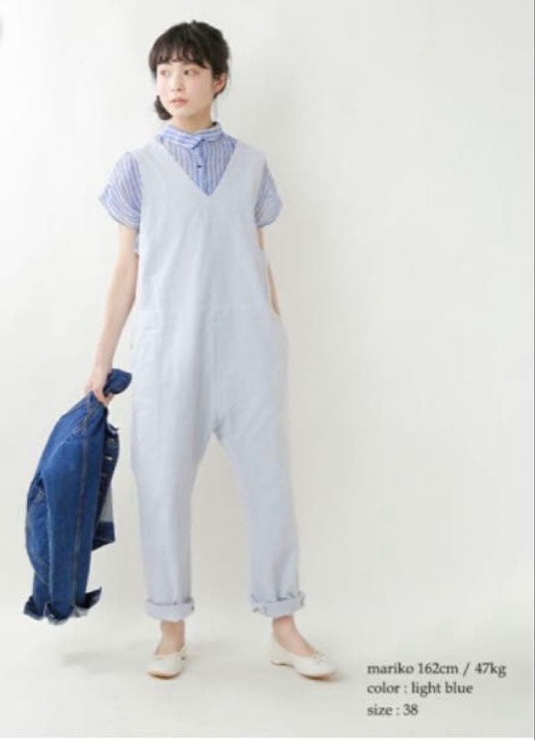 完売商品　Si-Si-Si- コットンウインドーカバーオール　サロペット