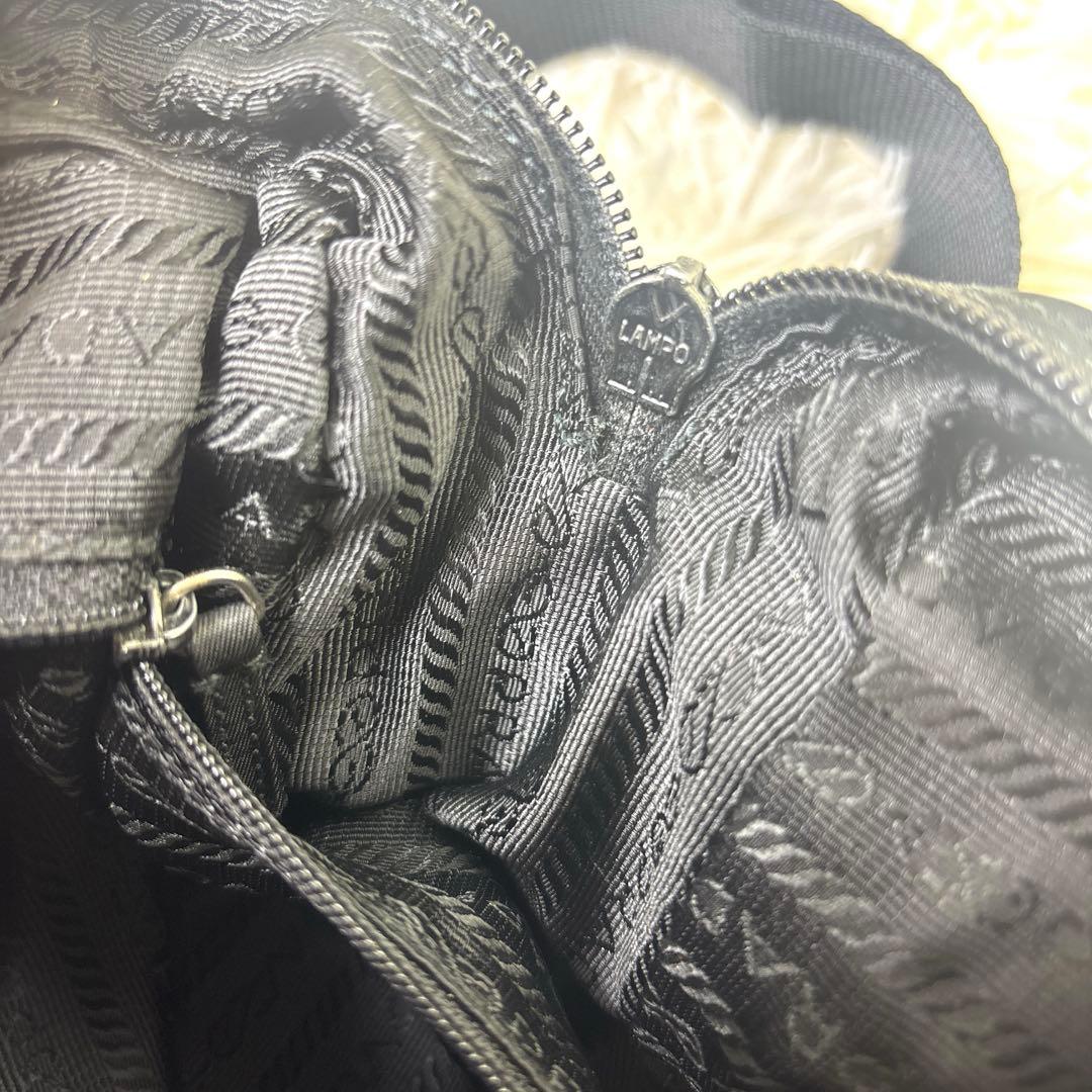 PRADA プラダ　テスートナイロン　ショルダーバッグ　カメラバッグ　三角ロゴ