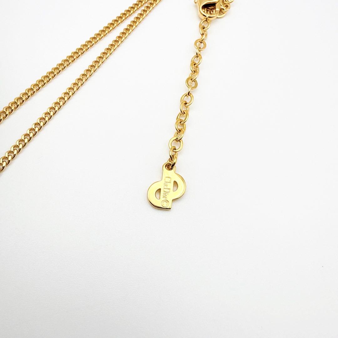 3018 保存箱付き極美品✨　Dior　ネックレス　CD ロゴ　希少　刻印