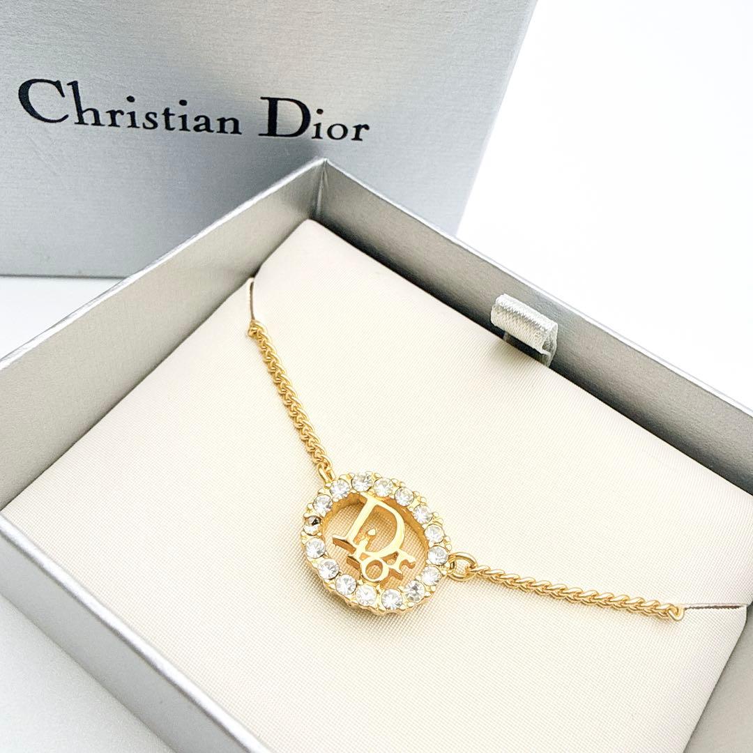 3018 保存箱付き極美品✨　Dior　ネックレス　CD ロゴ　希少　刻印