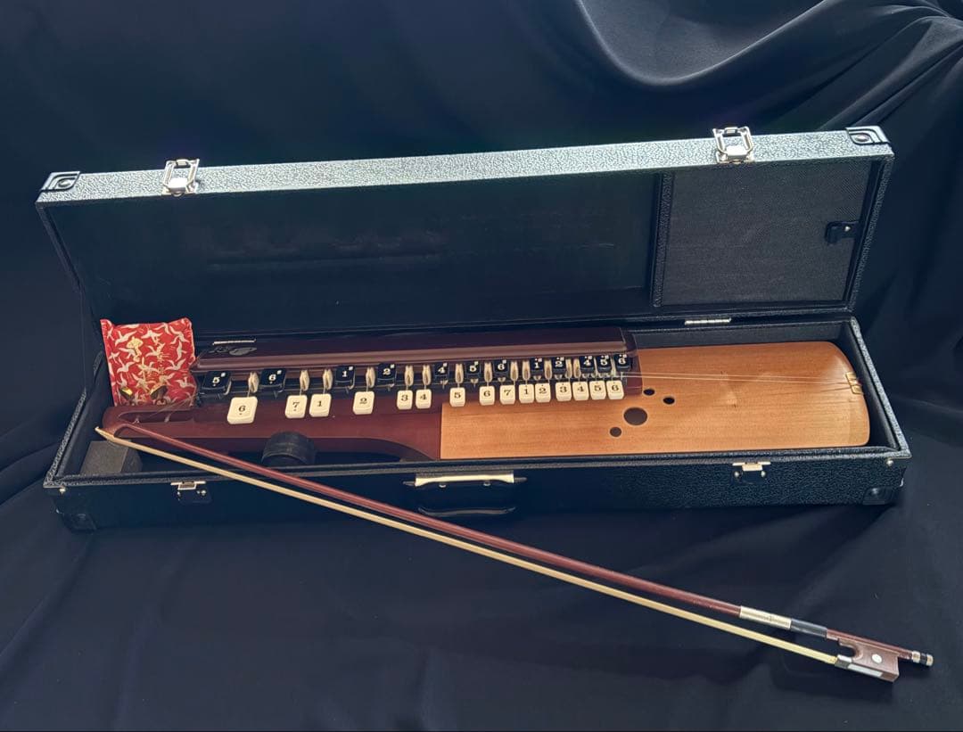 【悠弓】弓弾き大正琴 SUZUKI YTS-01 ハードケース 配送専用箱付