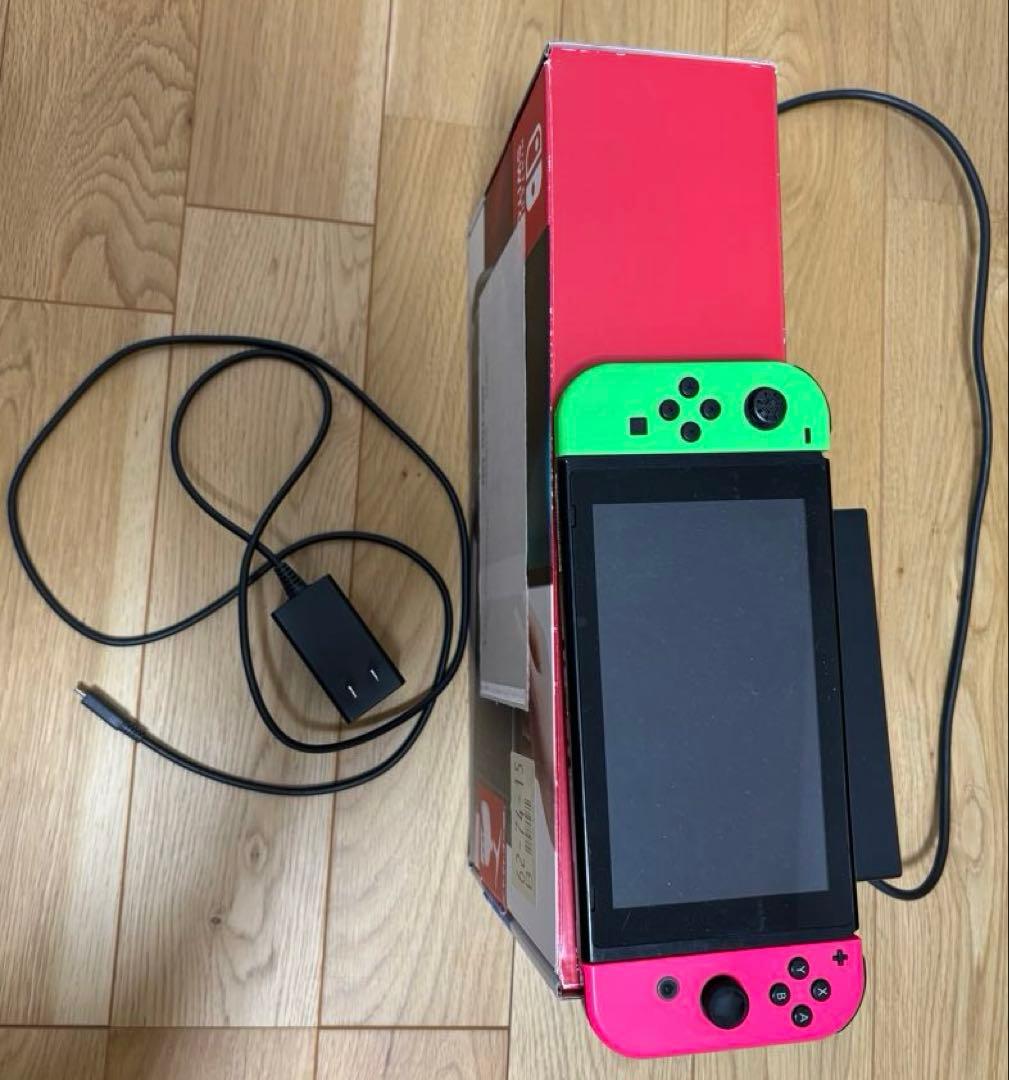 Nintendo Switch ネオンピンク・ネオングリーン 本体