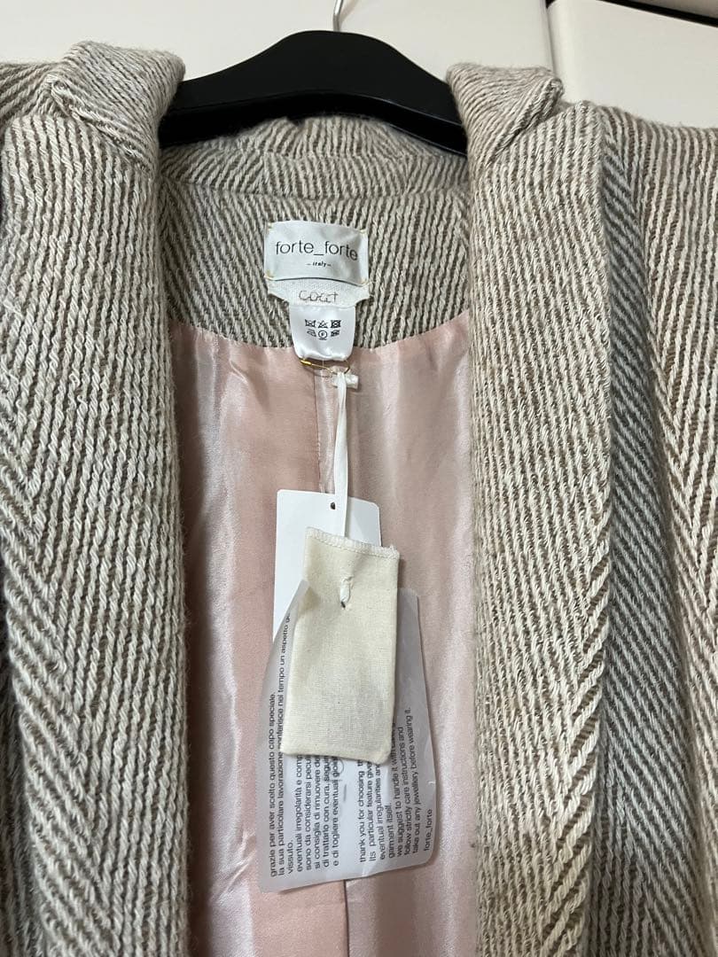 新品　forte_forte フォルテフォルテ　チェスターコート