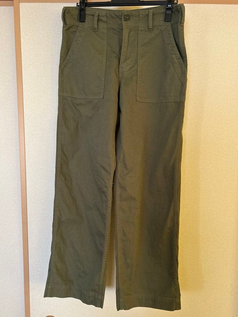 SpickandSpan ルーズベイカーパンツ カーキ　40