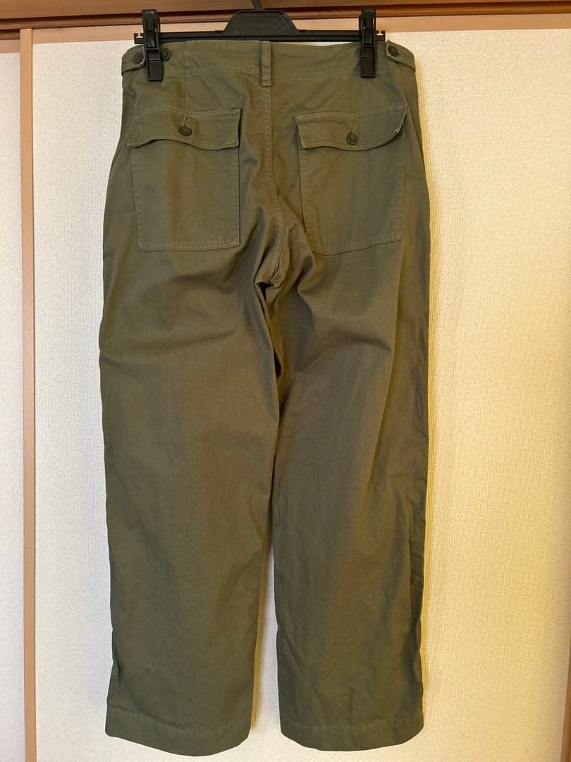 SpickandSpan ルーズベイカーパンツ カーキ　40