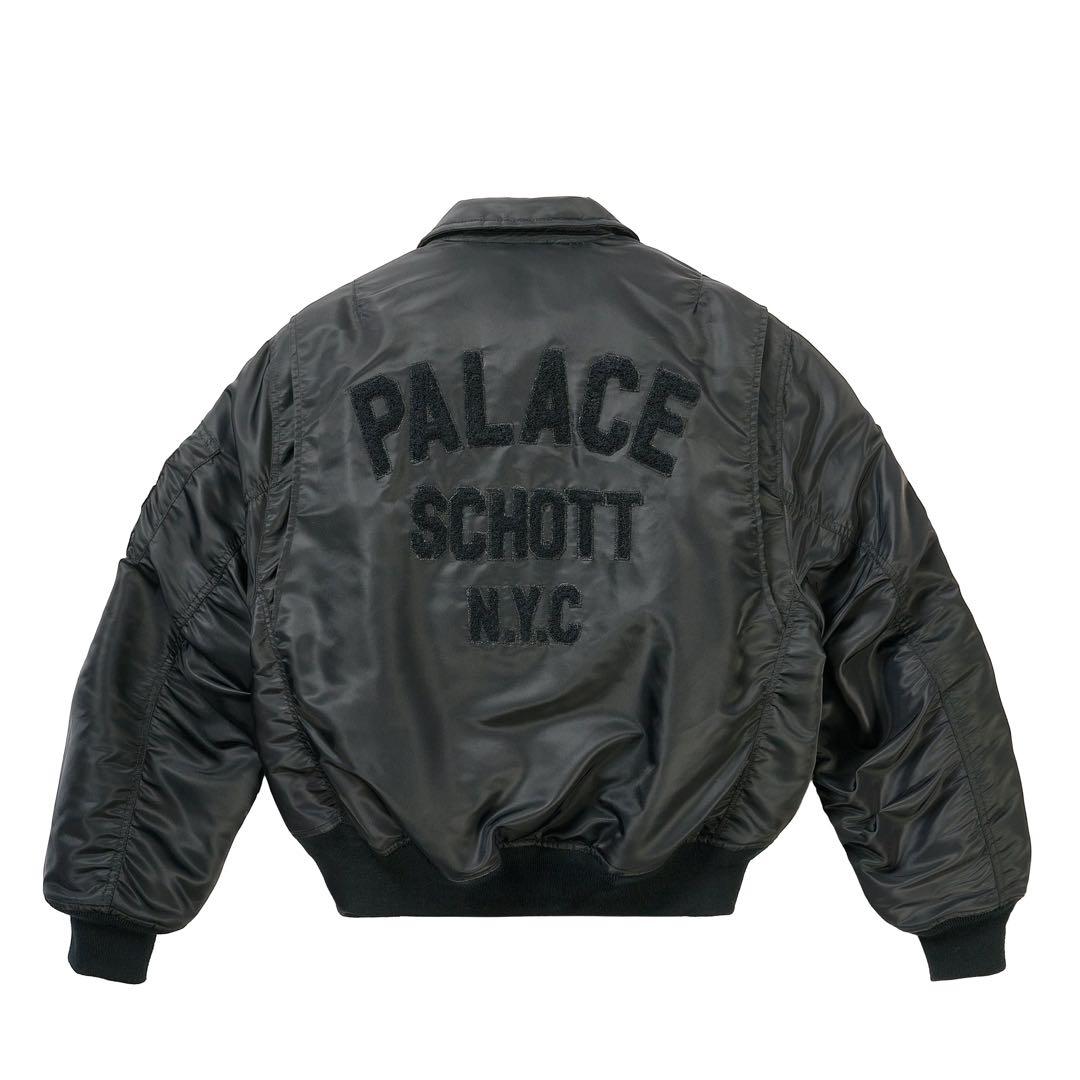 Mサイズ PALACE x Schott CWU 90's Fit Bomber
