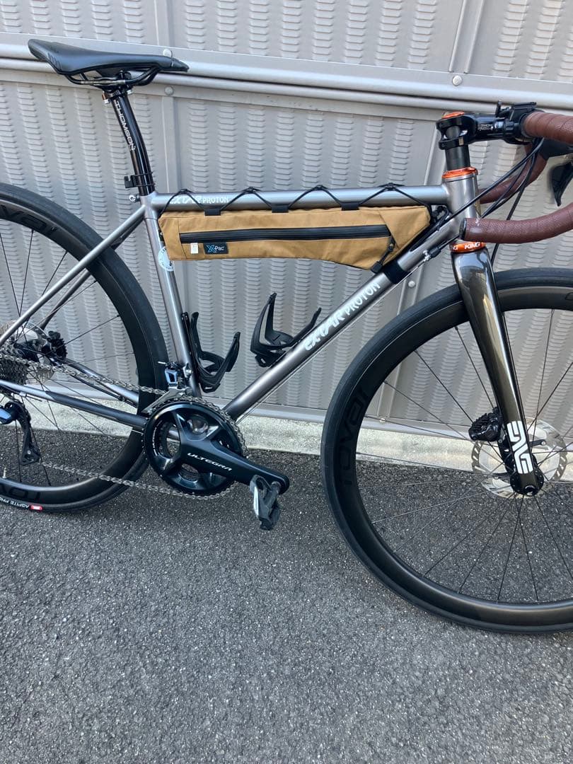 ハンドメイドフレームバッグx-pac VX21HS コヨーテブラウン43cm