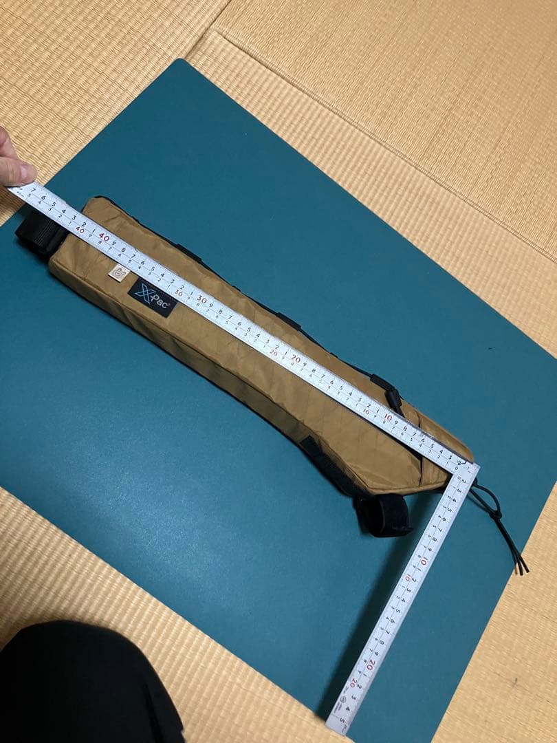 ハンドメイドフレームバッグx-pac VX21HS コヨーテブラウン43cm