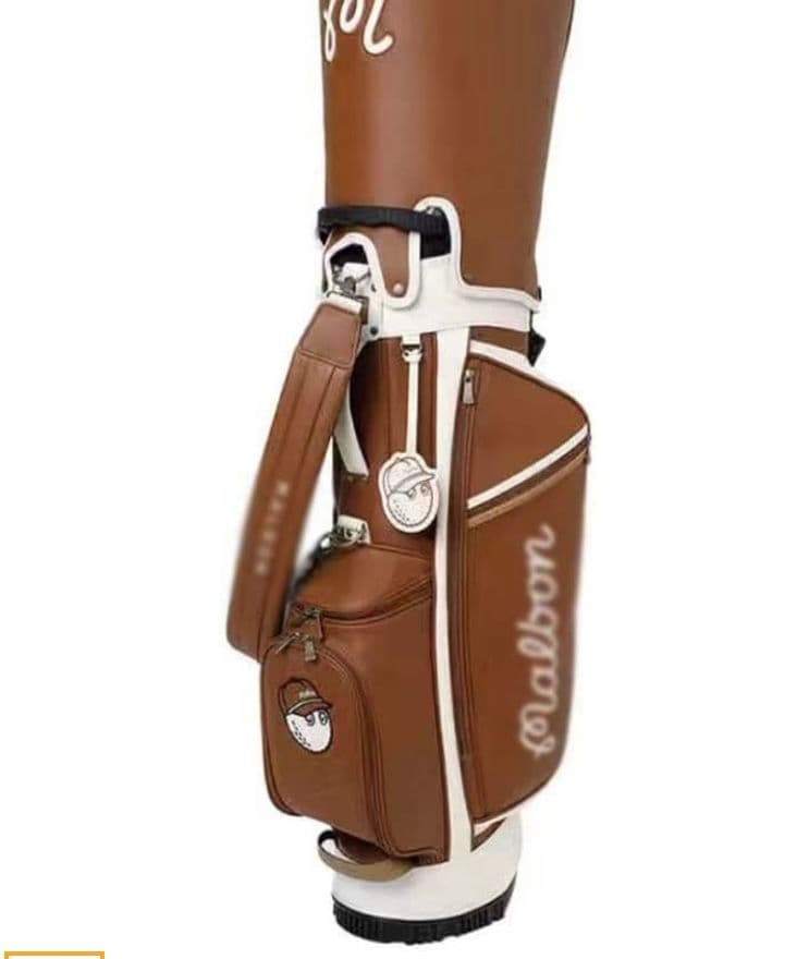 漁師キャディバッグ 帽子袋 ボーケイ キャディバッグ PUレザー スポーツ