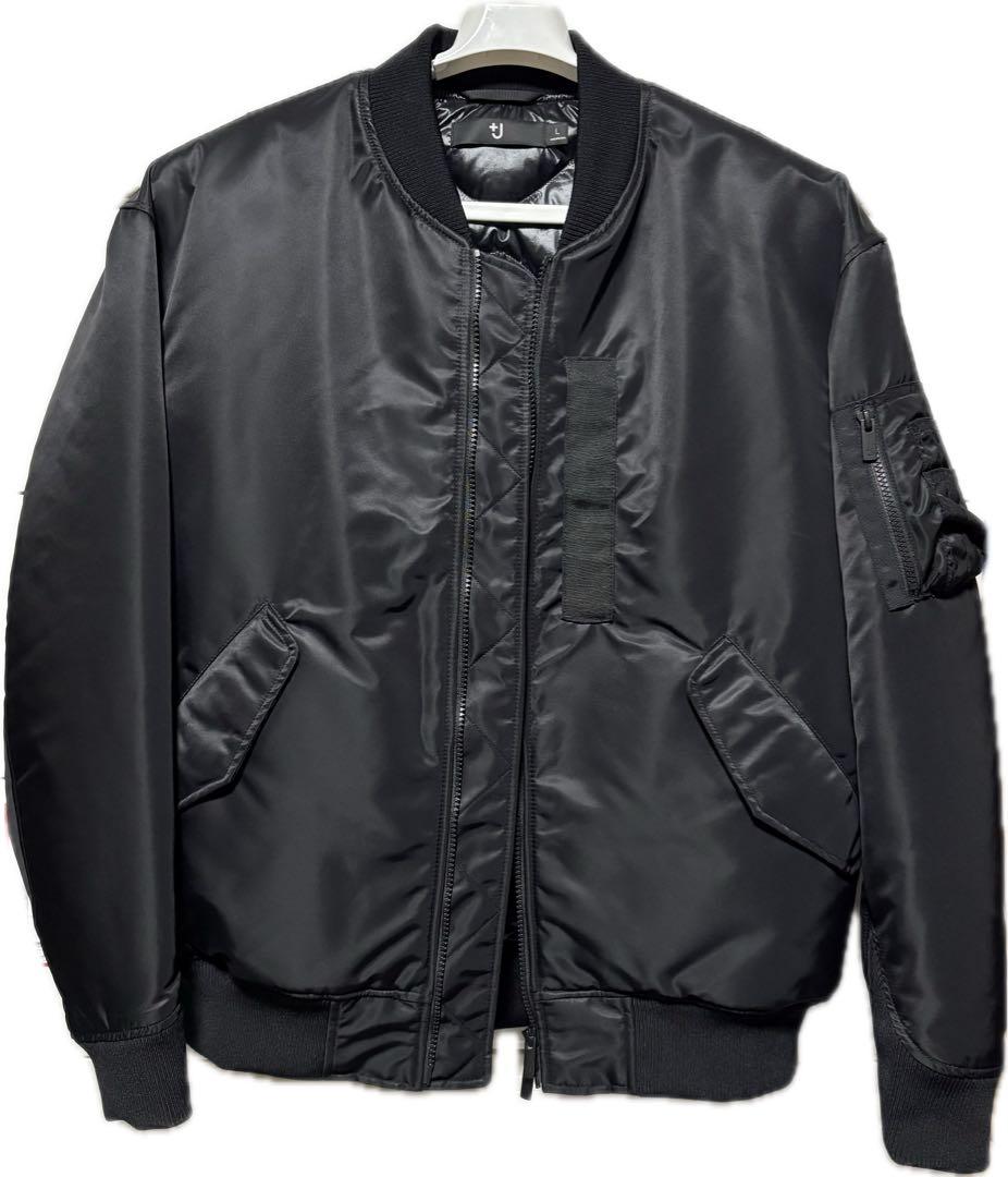 ユニクロ　+J ハイブリッドダウンオーバーサイズ MA-1 UNIQLO L