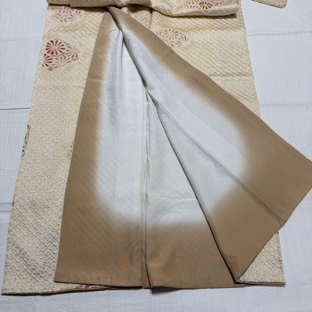 正絹 総絞り 飛び柄小紋 着物