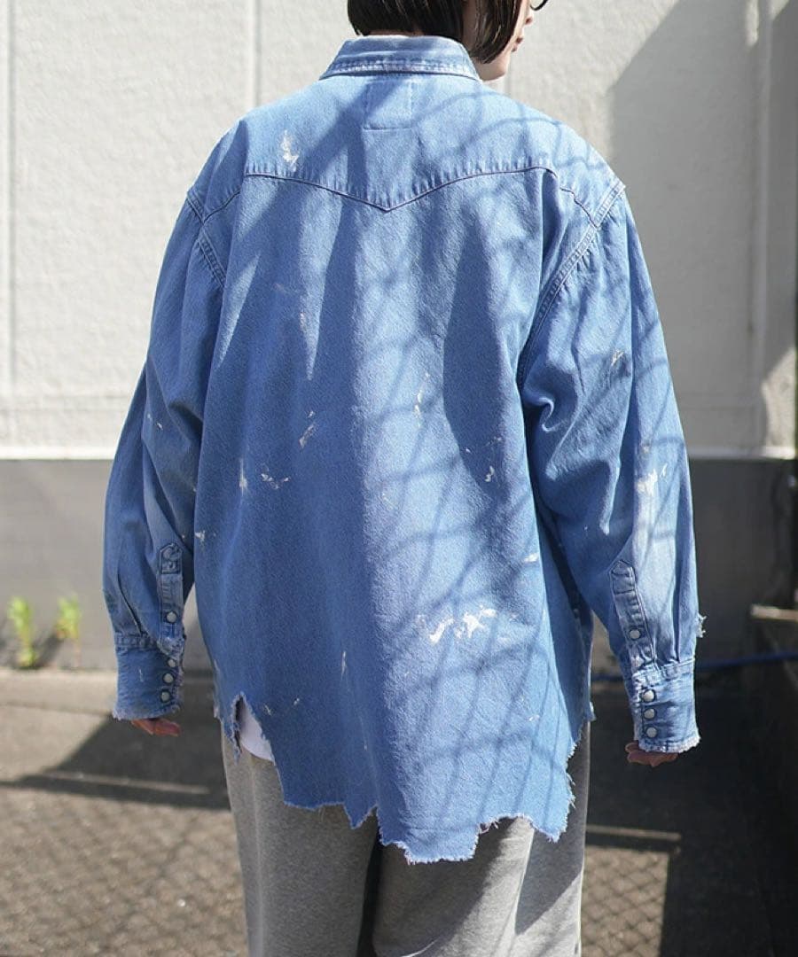 ネコーズ　リメイクウエスタンシャツ