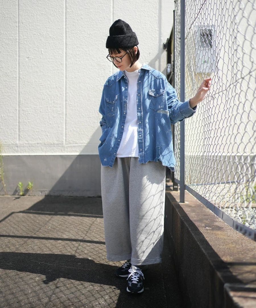 ネコーズ　リメイクウエスタンシャツ