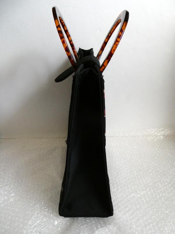 岡重 トートバッグ 縦型 クリスマス柄 パッチワーク 和装