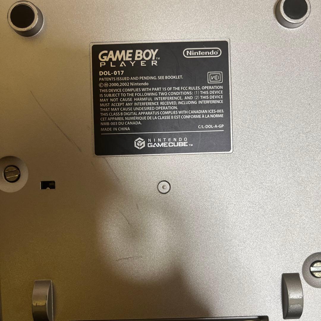 ゲームキューブ本体　ゲームボーイプレイヤー　ジャンク