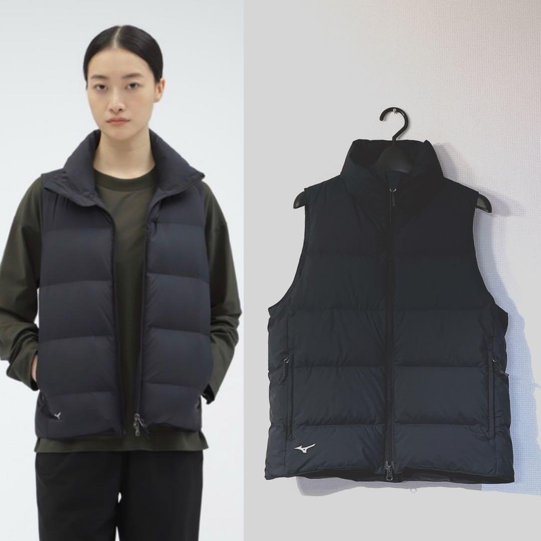 2024AWマーガレットハウエル ミズノ ダウンベスト 黒 Ⅱ