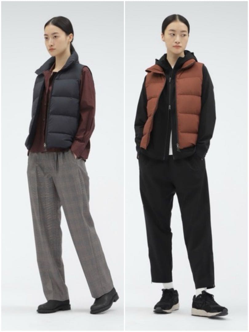 2024AWマーガレットハウエル ミズノ ダウンベスト 黒 Ⅱ