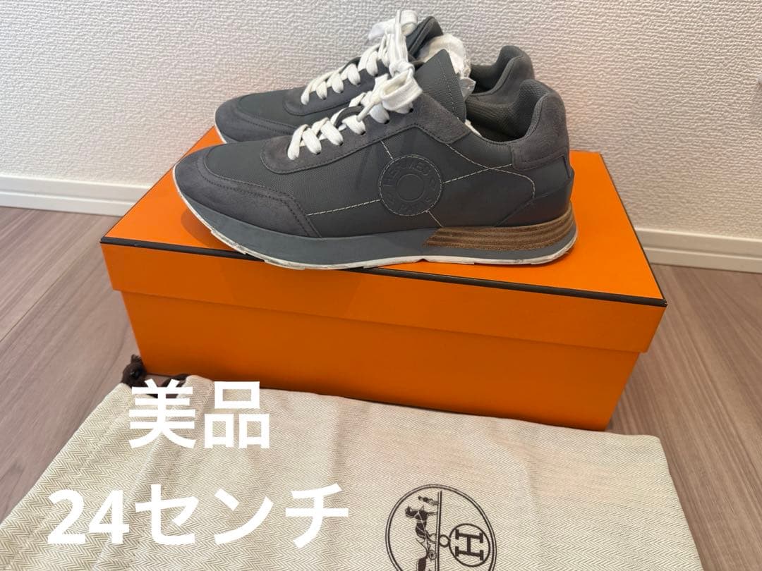 ※月末まで値下げ【美品】HERMES スニーカー レディース 37 エルメス