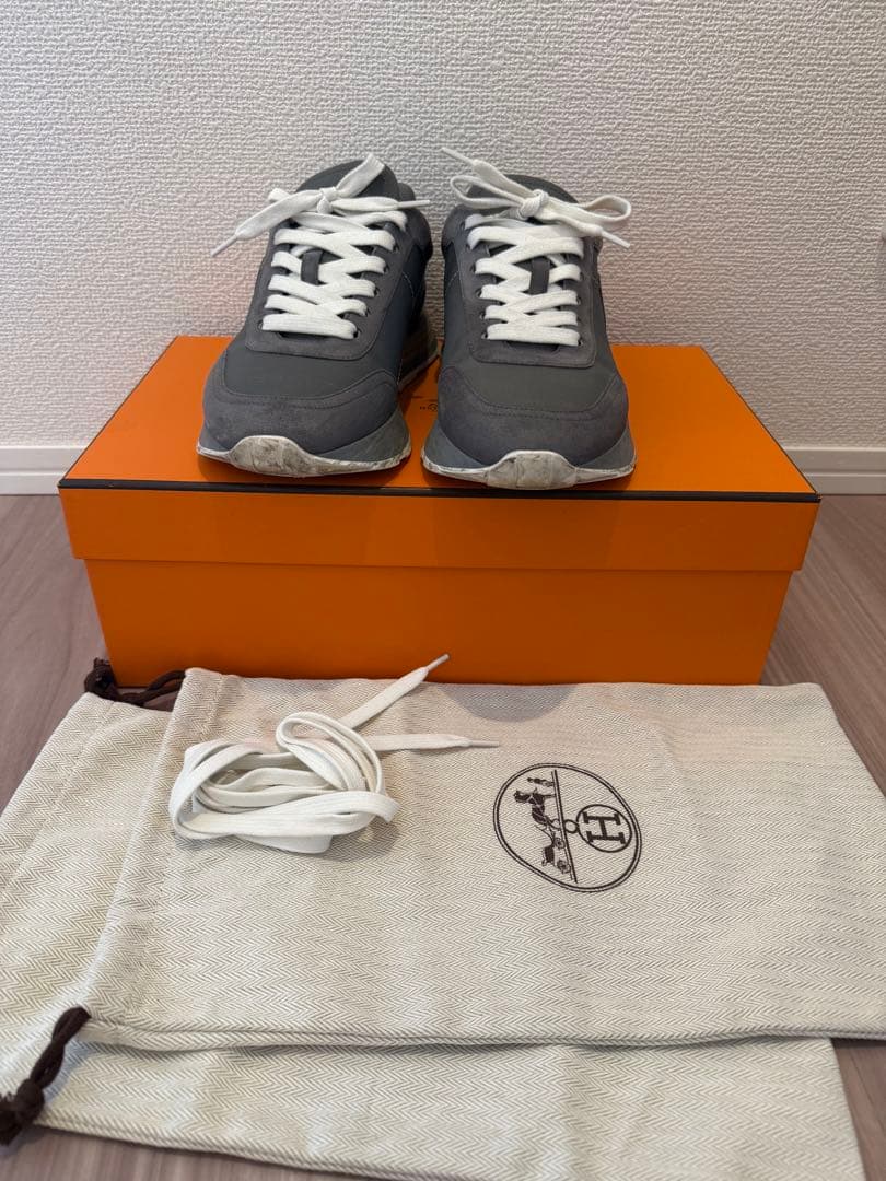 ※月末まで値下げ【美品】HERMES スニーカー レディース 37 エルメス