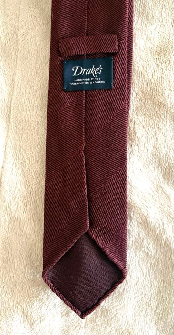 【美品】ドレイクス イギリス製 SILK100%