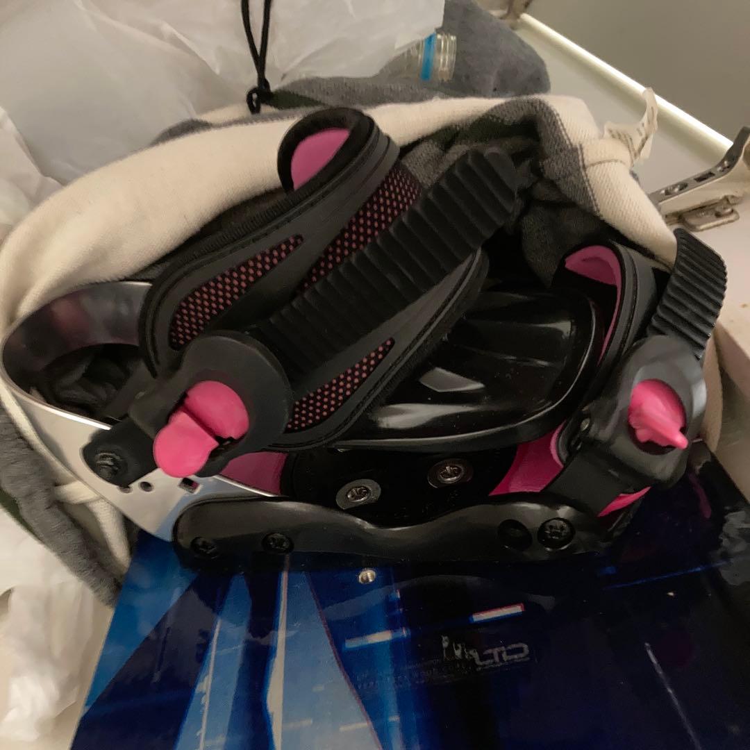 スノーボード 星柄デザイン バインディング付き 長さ154cm カバー付き