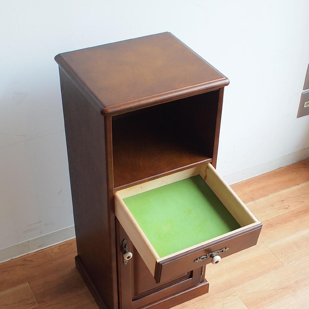 飛騨産業 キツツキ 電話台 チェスト キャビネット レトロ ビンテージ