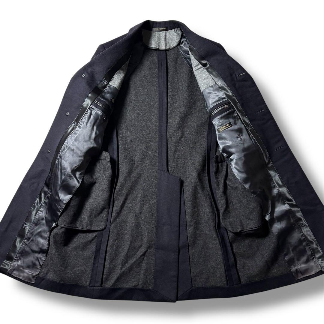 CORNELIANI SUPER110s ウール チェスターコート 44