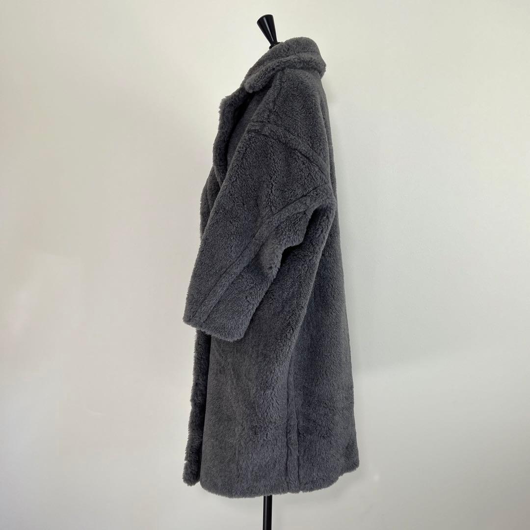 新型最新作❗️ベアロングコート テディコート グレー