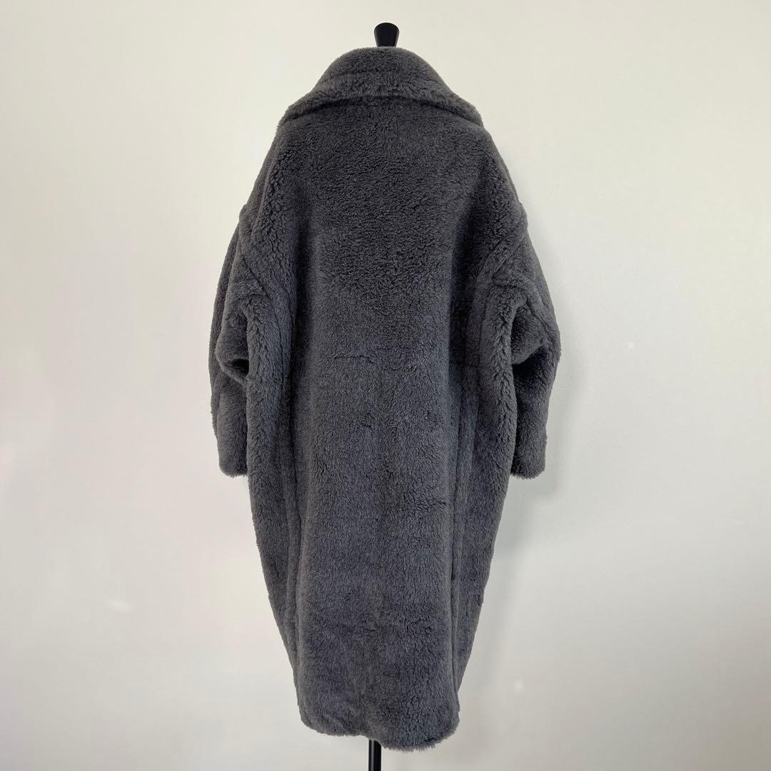 新型最新作❗️ベアロングコート テディコート グレー