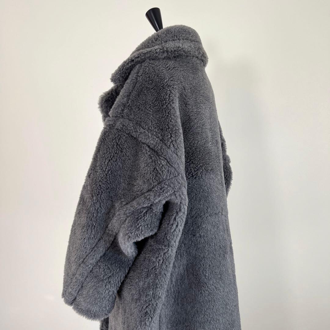 新型最新作❗️ベアロングコート テディコート グレー