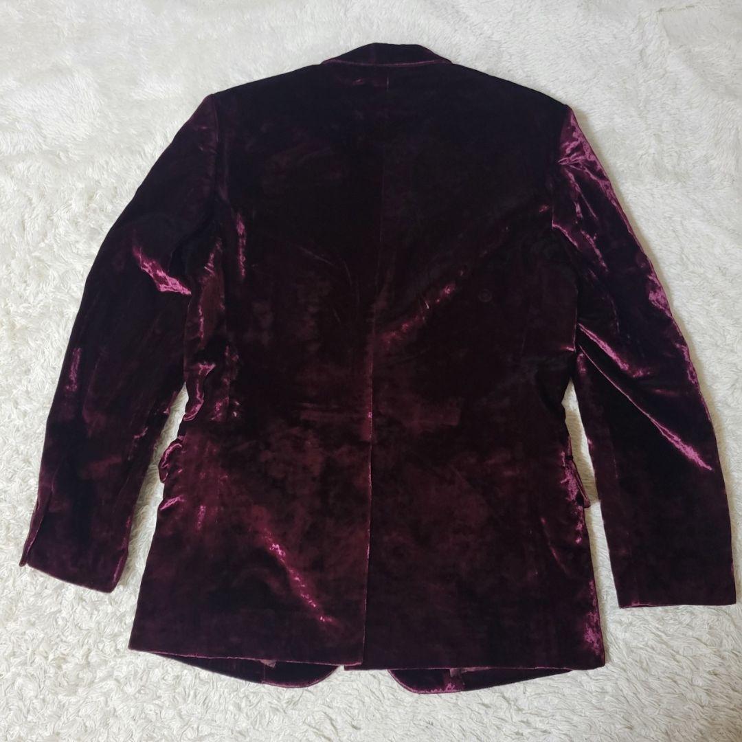 美品✨　キャサリンハムネット　ベロア　セットアップ　フレアパンツ　ボルドー　M