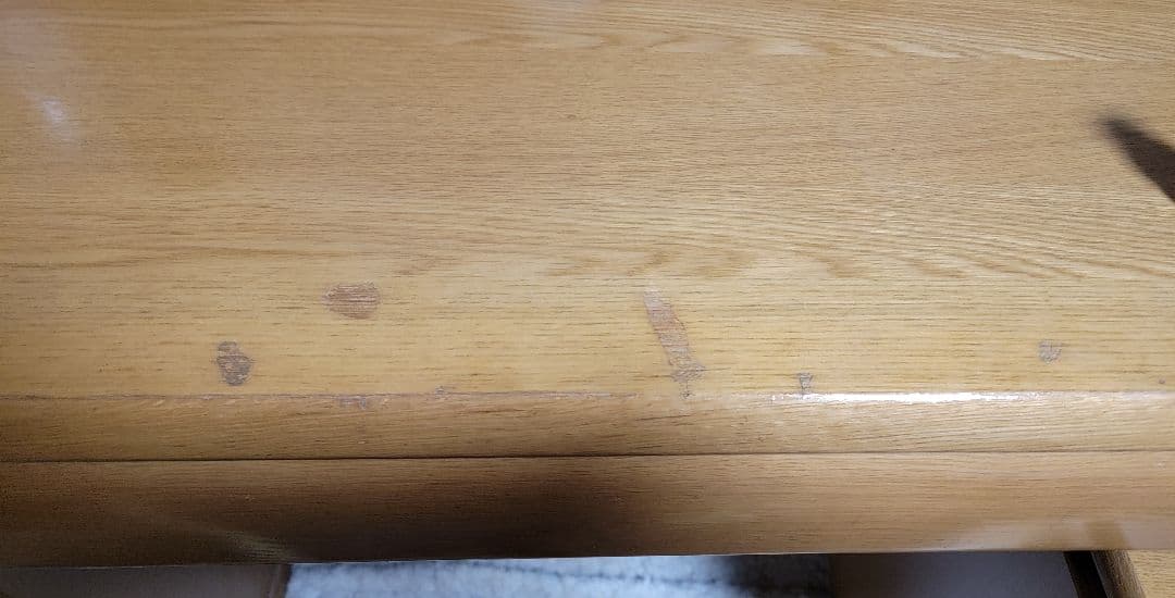 木製シンプル学習机 本棚•引き出し付き