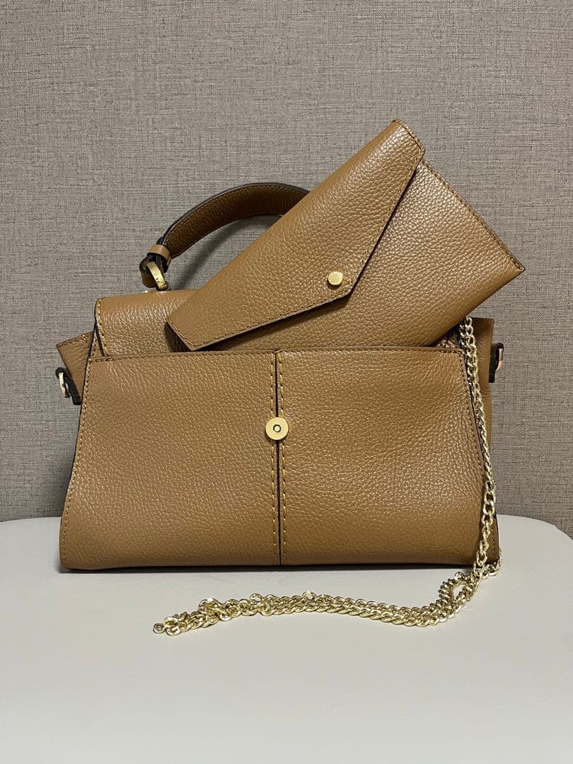 ✨極美品✨ロリステッラ 2WAY ショルダーバッグ キャメル