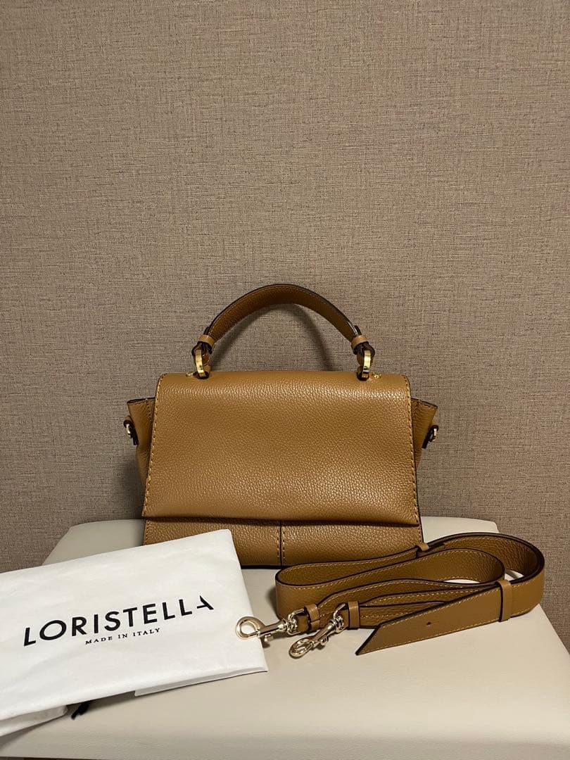 ✨極美品✨ロリステッラ 2WAY ショルダーバッグ キャメル