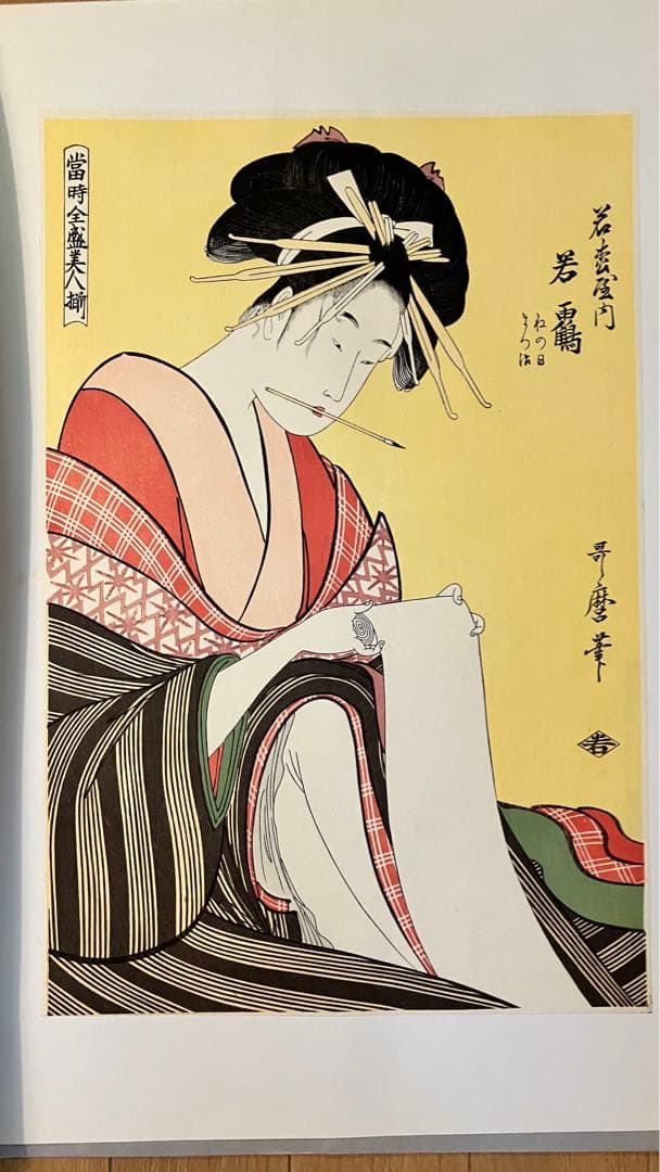 浮世絵名作撰集 古法純手摺木版画 五都浮世絵保存会 喜多川歌麿 他