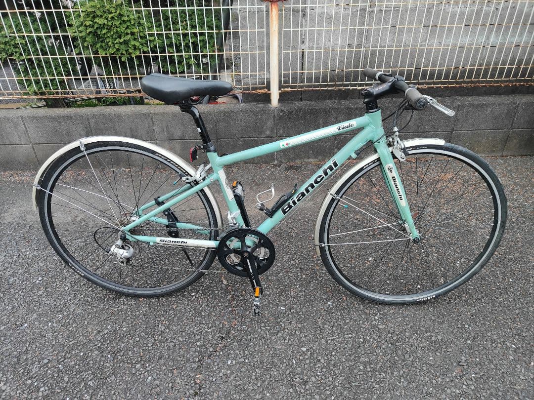 お引き取り限定 ビアンキ Viale フレームサイズ 3x9段変速