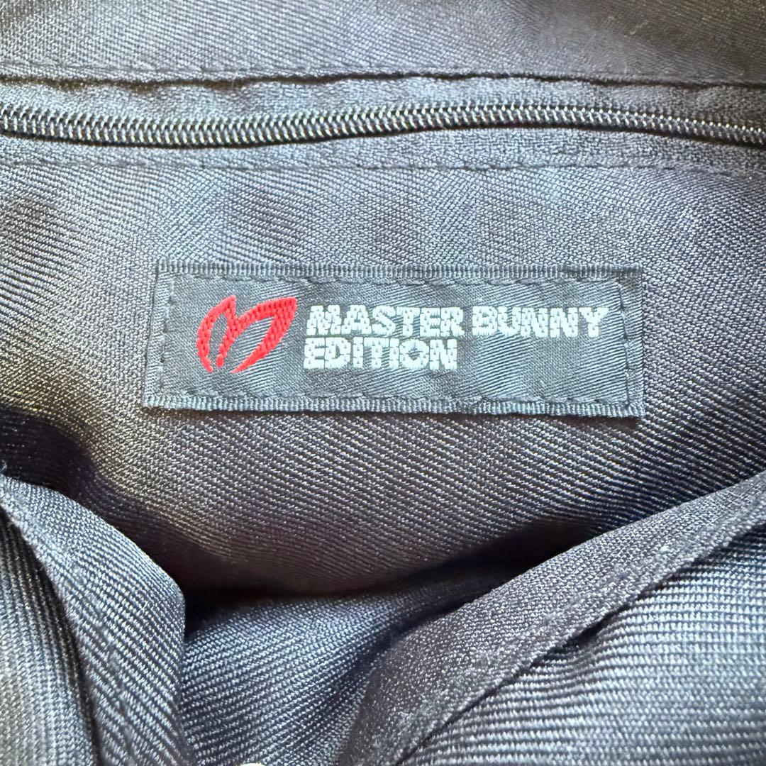 【マスターバニー】美品 カートバック フェイクレザー ブラック 3D