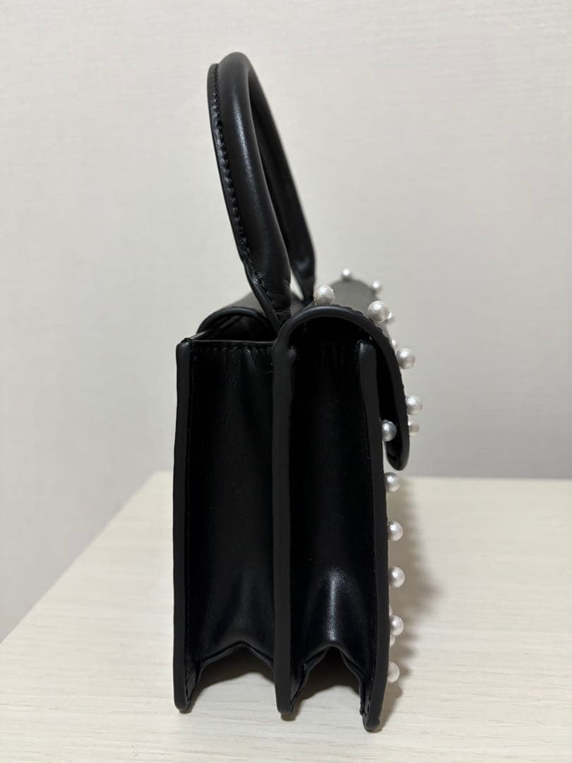 ツルバイマリコオイカワEdie パールショルダーバッグ ハンドバッグ　本革ver