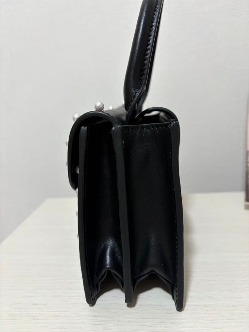 ツルバイマリコオイカワEdie パールショルダーバッグ ハンドバッグ　本革ver