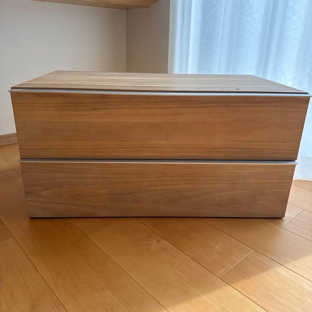 無印良品　桐タンス　チェスト①