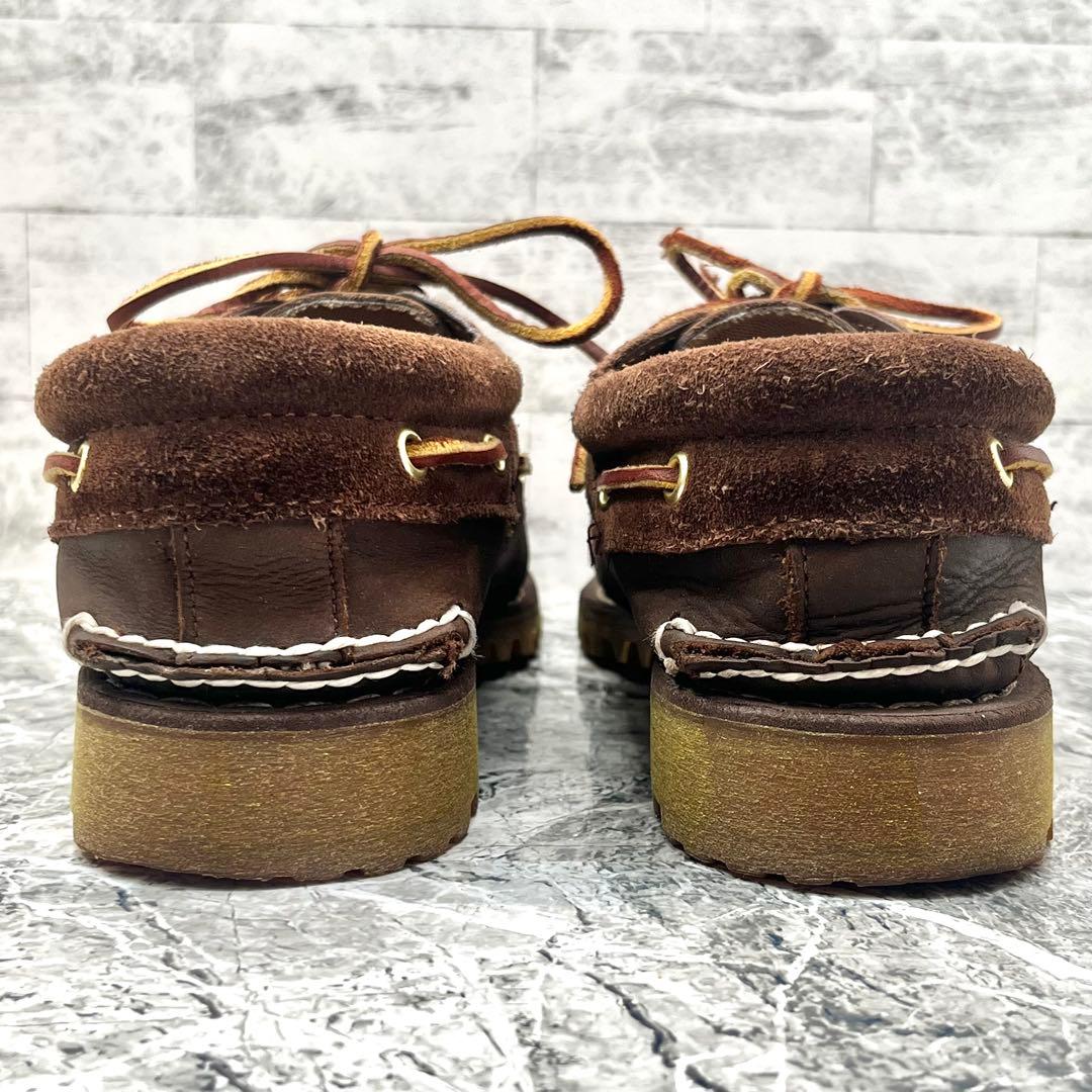 美品✨ ティンバーランド クラシックボード スリーアイ モカシン ブラウン 26