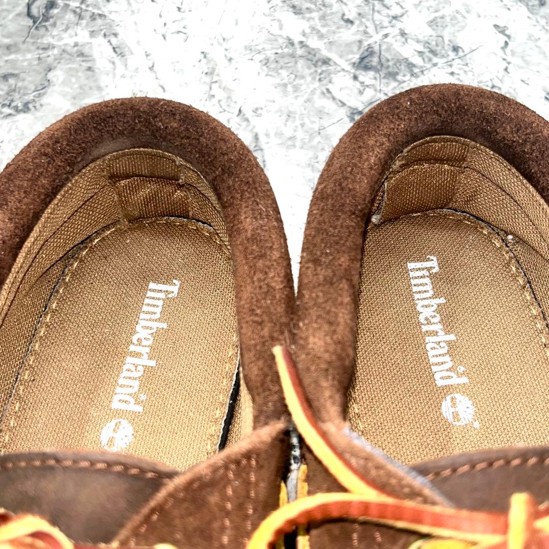 美品✨ ティンバーランド クラシックボード スリーアイ モカシン ブラウン 26