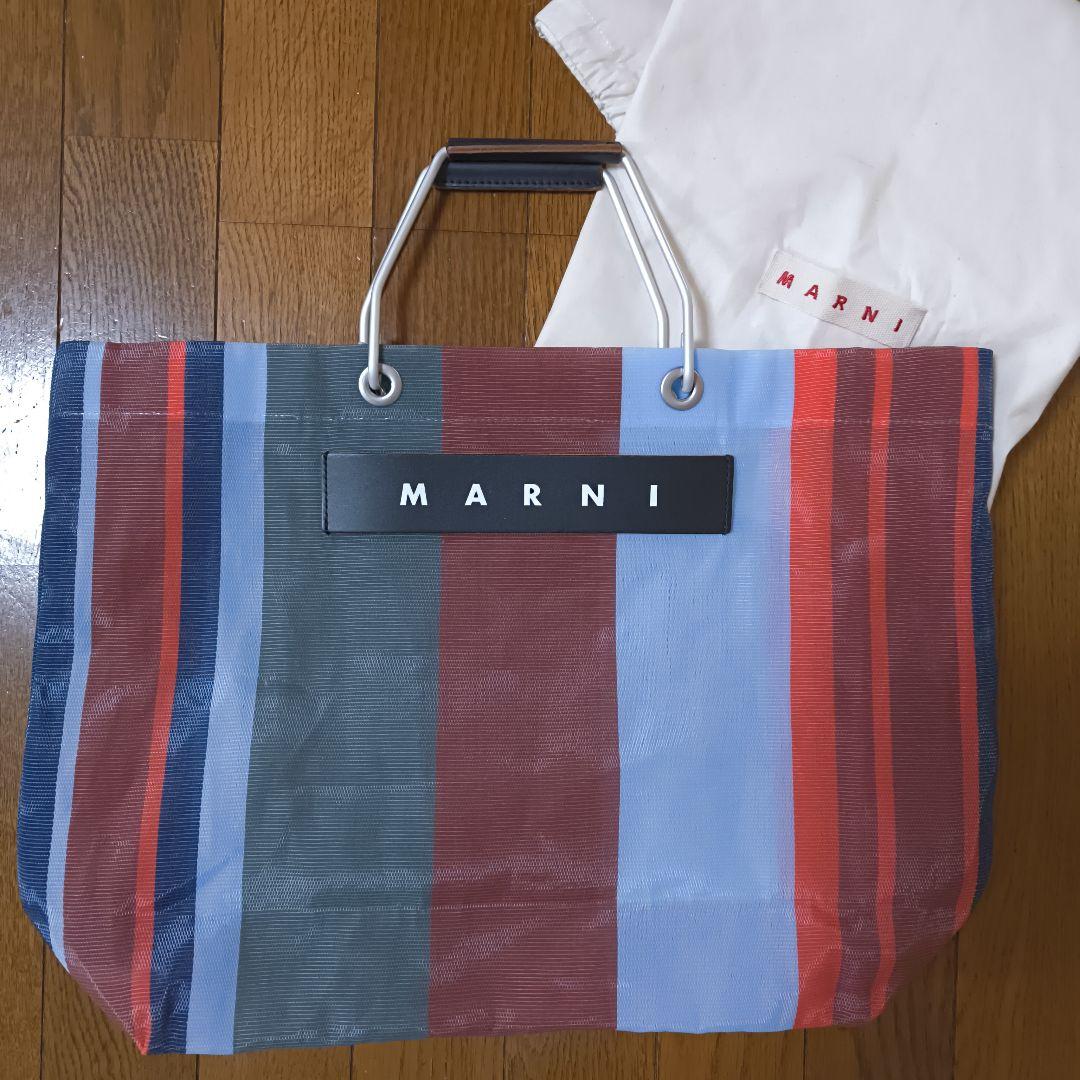 MARNI ストライプ バッグ 大きめ